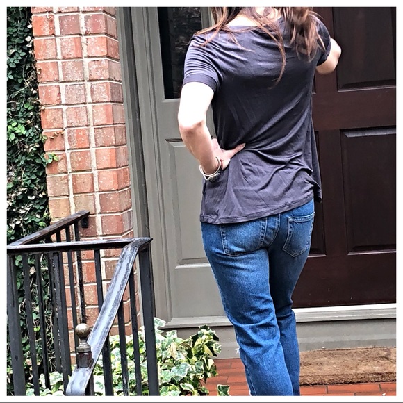 ✨LAST ONE ✨Boyfriend lace up loose fit top - Picture 5 of 7